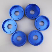  cnc machine/milling/lathe blue anodize aluminum prototype