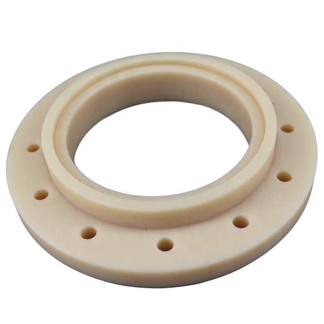 Customized CNC polyethylene polypropylene Plastic PP PE PTFE Peek PA66 PVC ABS PC PET material cnc machined parts